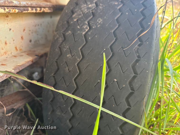 image for item EU6132 Shop built flatbed trailer