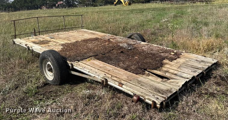 image for item EU6133 Shop built utility trailer