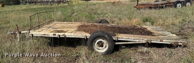 image for item EU6133 Shop built utility trailer