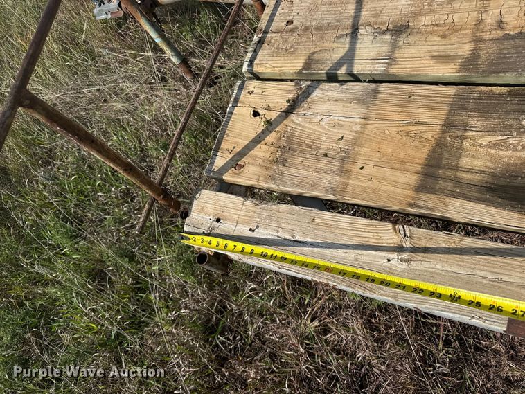 image for item EU6133 Shop built utility trailer