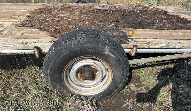 image for item EU6133 Shop built utility trailer