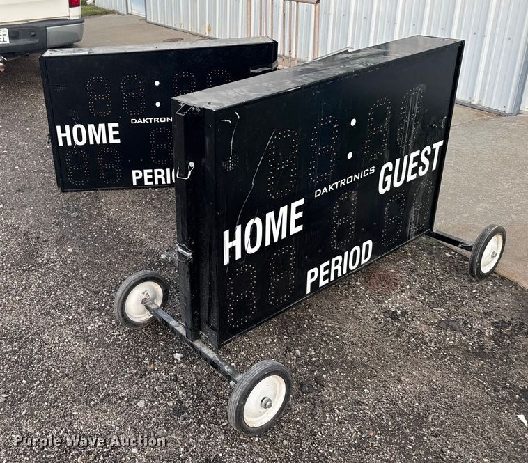 image for item EU6135 (2) Daktronics score boards