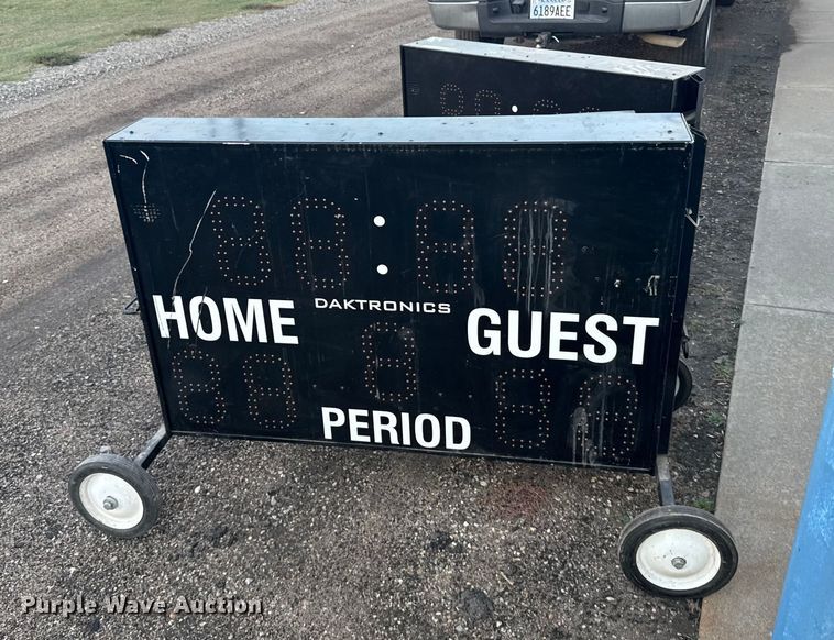 image for item EU6135 (2) Daktronics score boards