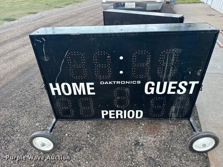 image for item EU6135 (2) Daktronics score boards