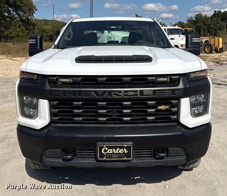 image for item EV2506 2021 Chevrolet Silverado 3500HD Crew Cab utility bed pickup truck