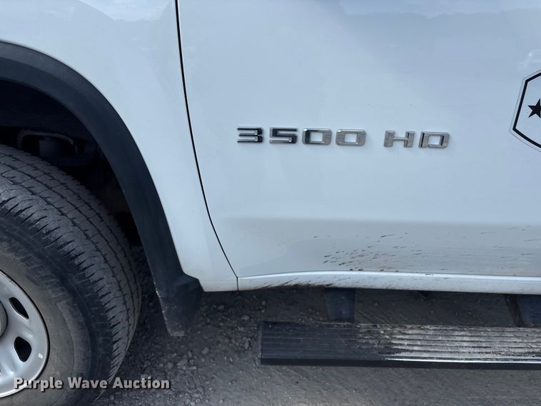 image for item EV2506 2021 Chevrolet Silverado 3500HD Crew Cab utility bed pickup truck