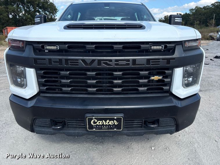 image for item EV2506 2021 Chevrolet Silverado 3500HD Crew Cab utility bed pickup truck