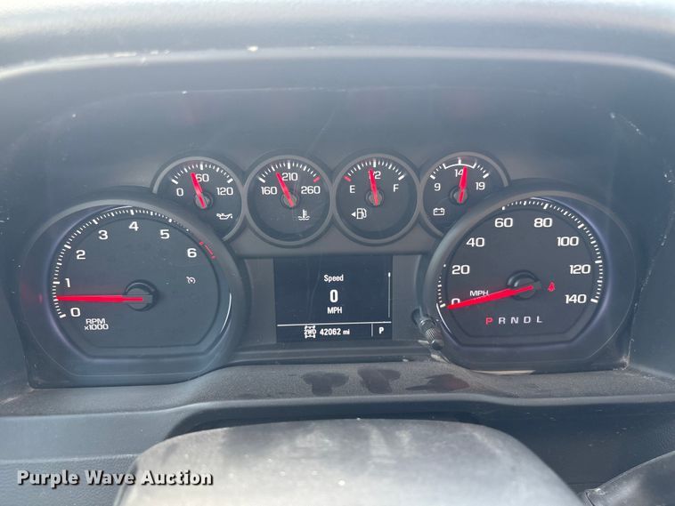 image for item EV2506 2021 Chevrolet Silverado 3500HD Crew Cab utility bed pickup truck