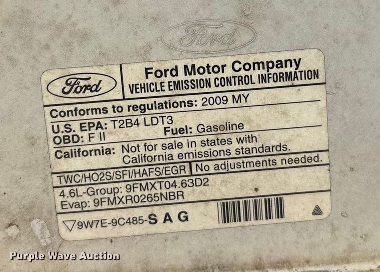 image for item EV2511 2009 Ford F150 pickup truck