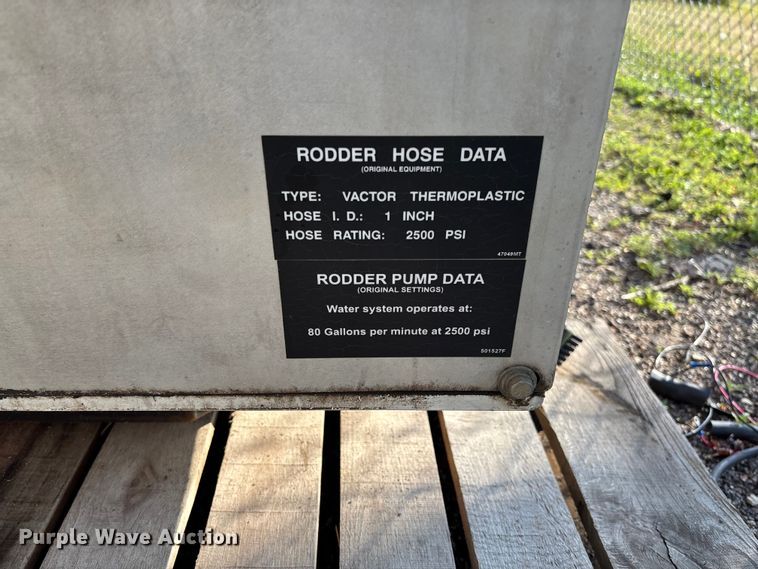 image for item EV3109 Sewer jetter truck parts