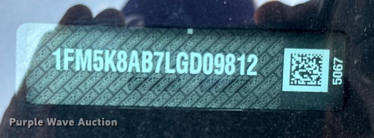 image for item EV3114 2020 Ford Explorer Police Interceptor SUV