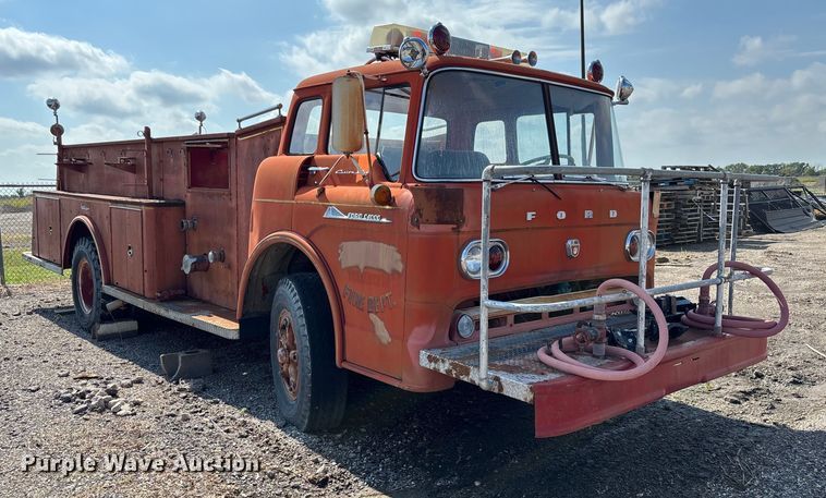 image for item EV3115 1959 Ford C-1000 pumper fire truck