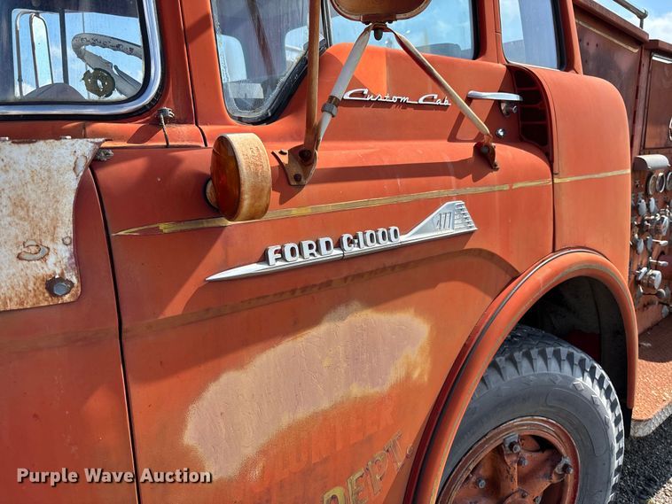 image for item EV3115 1959 Ford C-1000 pumper fire truck