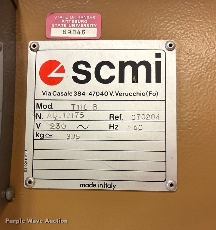 image for item EV3139 SCMI T110 spindle shaper