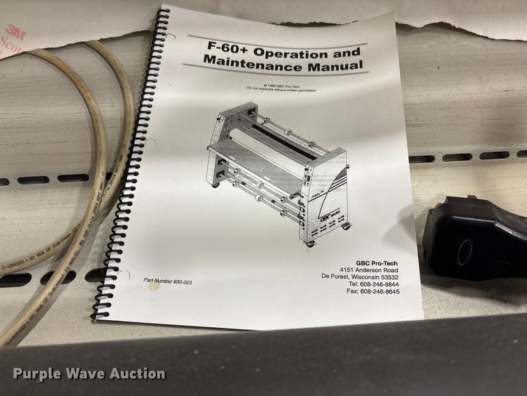 image for item EV3143 GBC Pro-Tech F60+ laminator