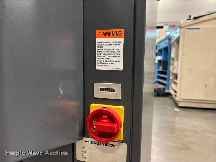 image for item EV3146 Heidelberg QM 46-2 printing press