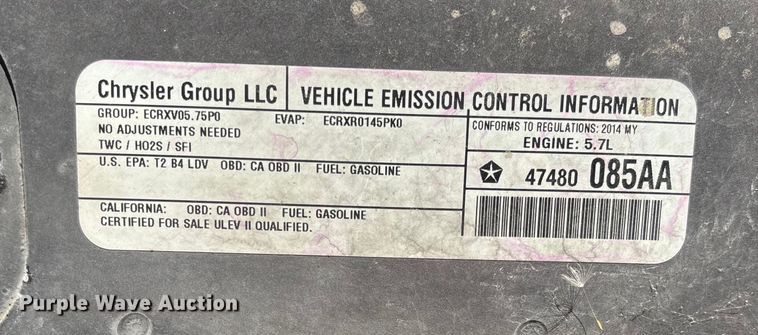 image for item EV3201 2014 Dodge Charger Police 