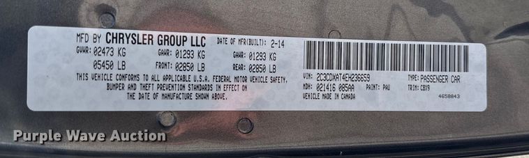 image for item EV3201 2014 Dodge Charger Police 