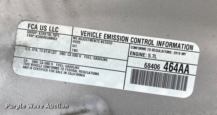 image for item EV3202 2019 Dodge Durango SSV SUV