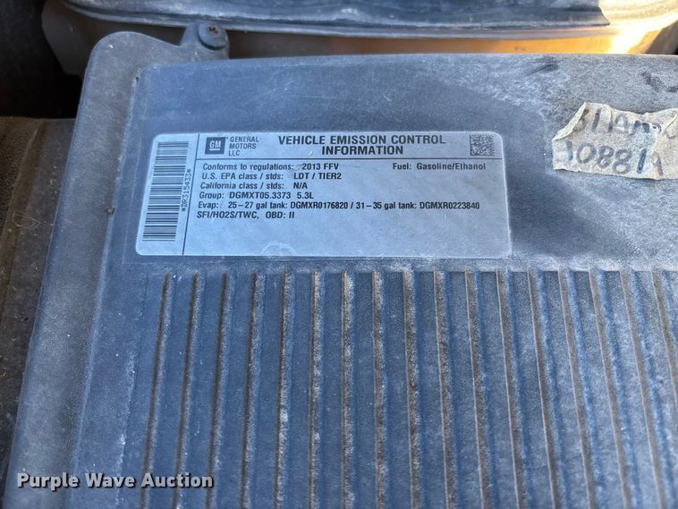 image for item EV3203 2013 Chevrolet Tahoe Police SUV