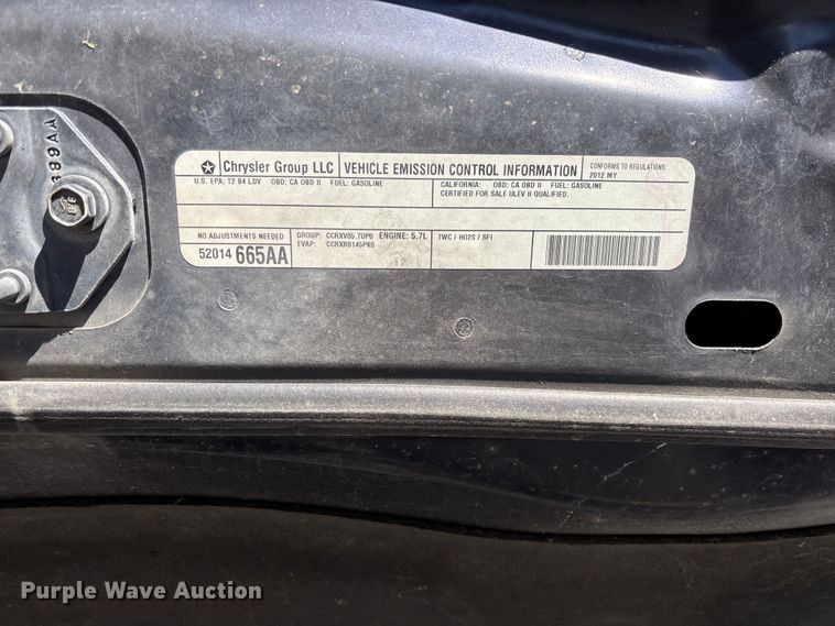 image for item EV3204 2012 Dodge Charger Police 