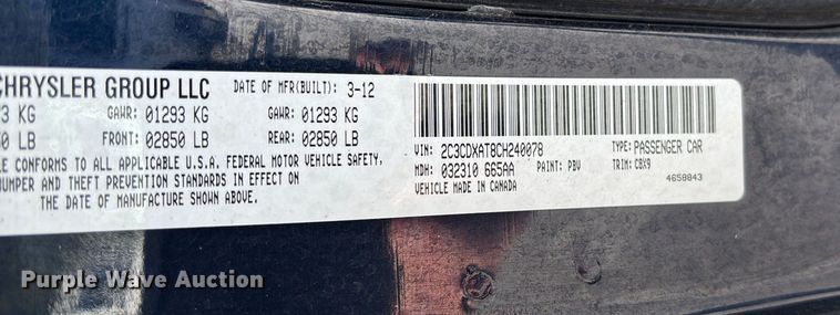 image for item EV3204 2012 Dodge Charger Police 