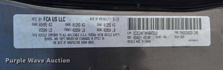 image for item EV3209 2019 Dodge Charger Police 