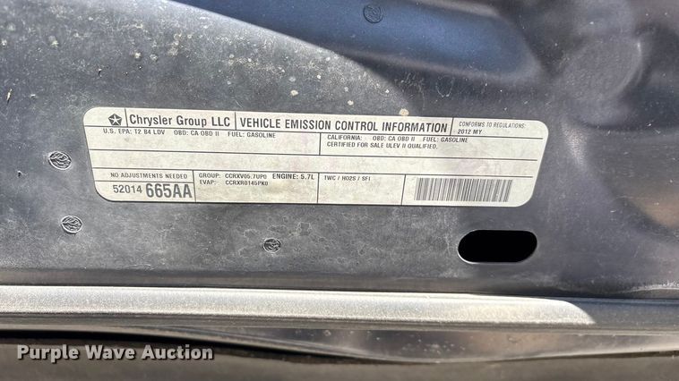 image for item EV3212 2012 Dodge Charger Police 