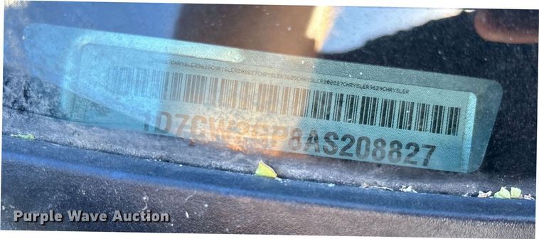 image for item EV3213 2010 Dodge Dakota Crew Cab pickup truck