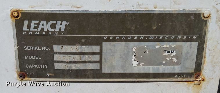 image for item EV5399 2008 International 7300 refuse truck