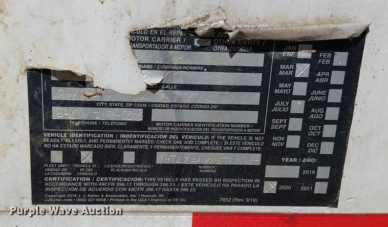 image for item EV5399 2008 International 7300 refuse truck