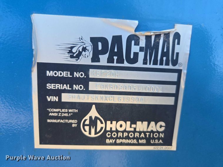 image for item EV5401 2012 International Durastar grapple truck