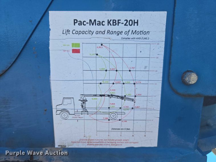 image for item EV5401 2012 International Durastar grapple truck