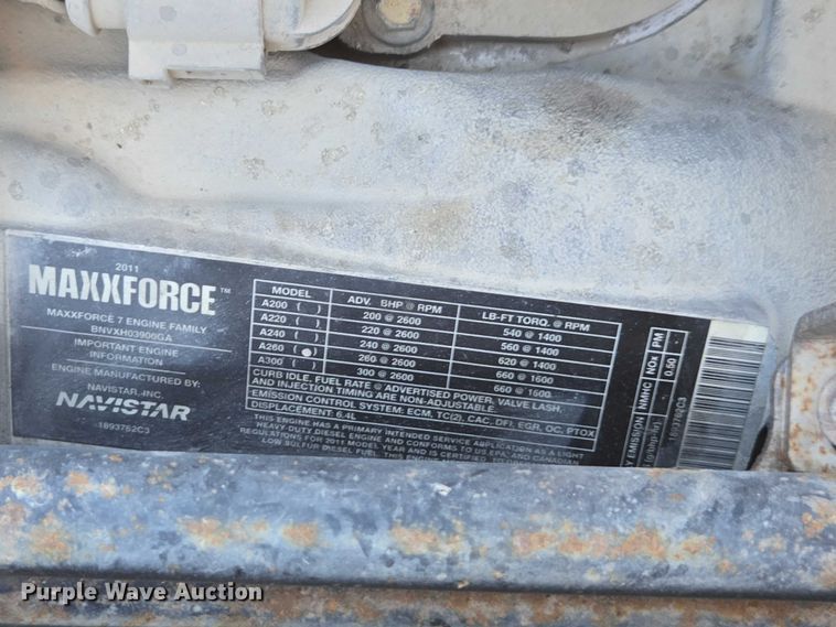 image for item EV5401 2012 International Durastar grapple truck