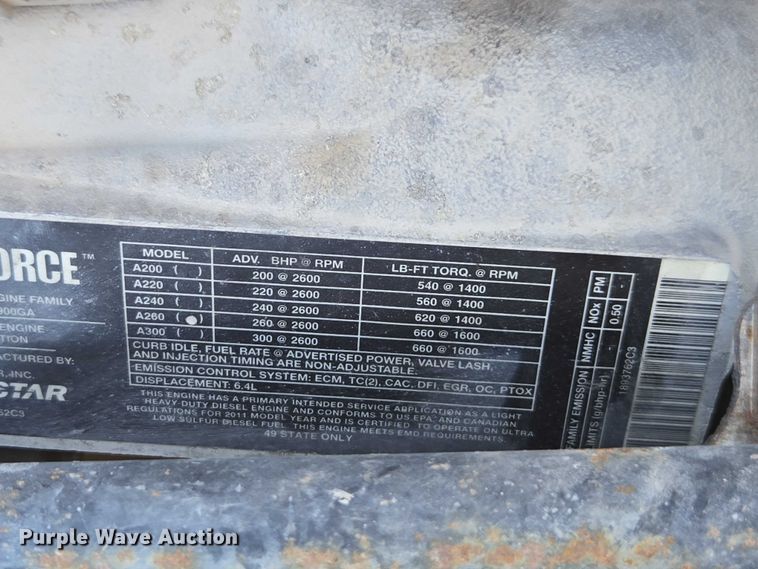 image for item EV5401 2012 International Durastar grapple truck