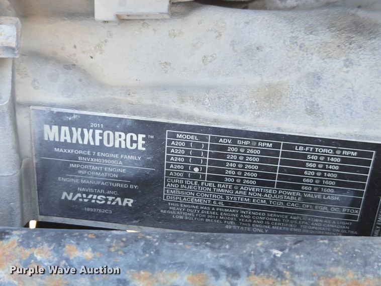 image for item EV5401 2012 International Durastar grapple truck