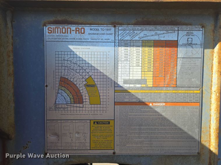 image for item EV5404 2007 Ford F750 crane truck