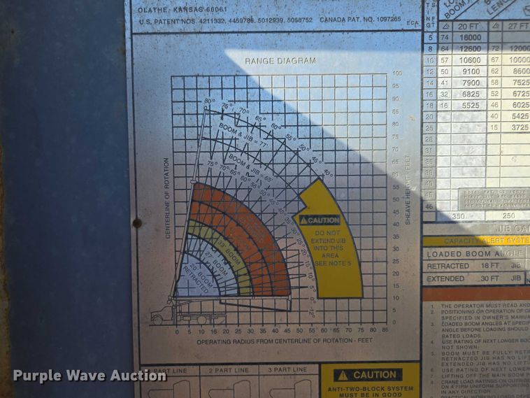 image for item EV5404 2007 Ford F750 crane truck