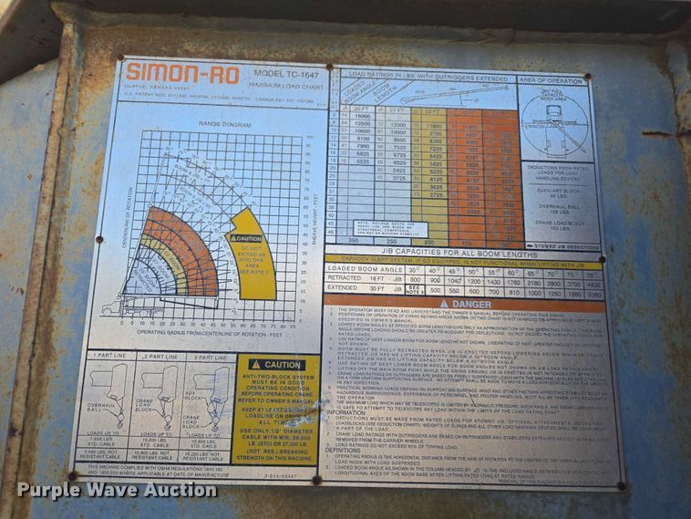 image for item EV5404 2007 Ford F750 crane truck