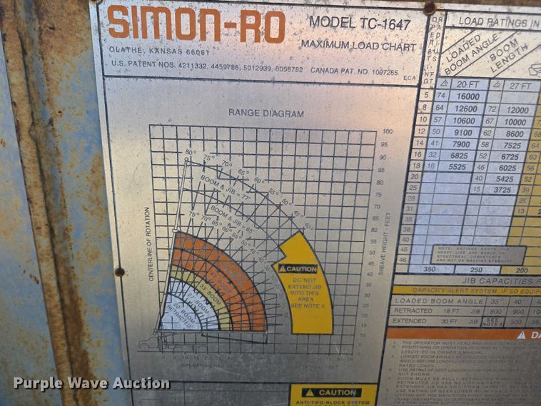 image for item EV5404 2007 Ford F750 crane truck
