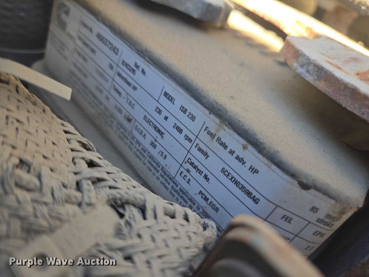 image for item EV5404 2007 Ford F750 crane truck