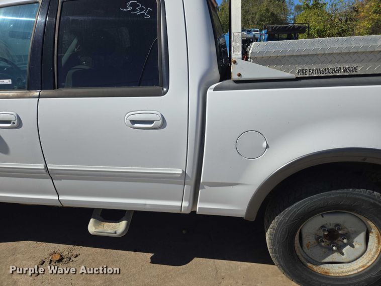 image for item EV5408 2002 Ford F150 SuperCab pickup truck