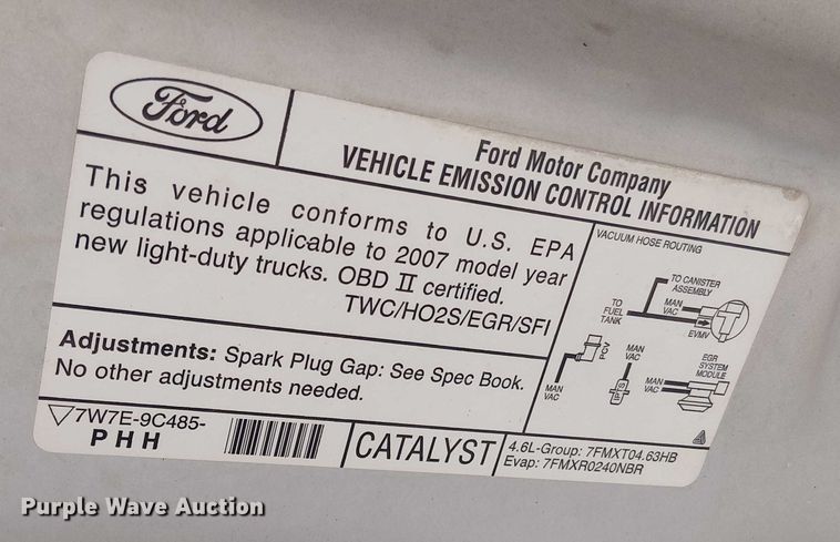 image for item EV5414 2007 Ford F150 pickup truck