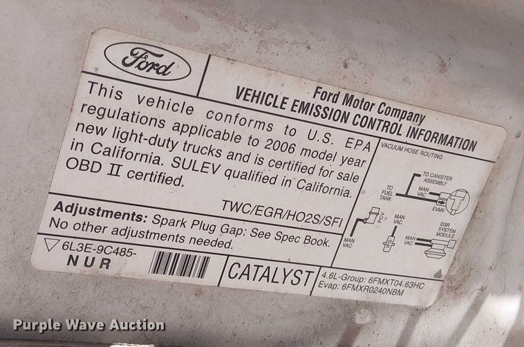 image for item EV5415 2006 Ford F150 SuperCab pickup truck