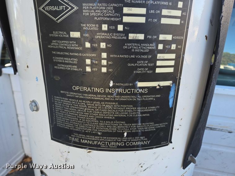 image for item EV5419 2012 Ford F550 bucket truck