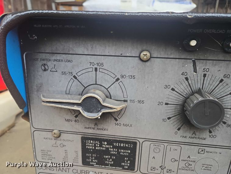 image for item EV5424 Miller Legend welder/generator