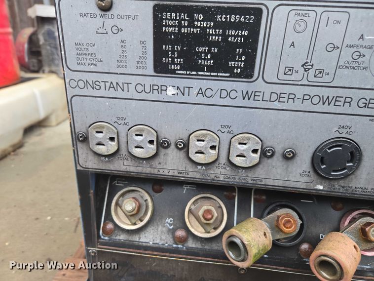image for item EV5424 Miller Legend welder/generator