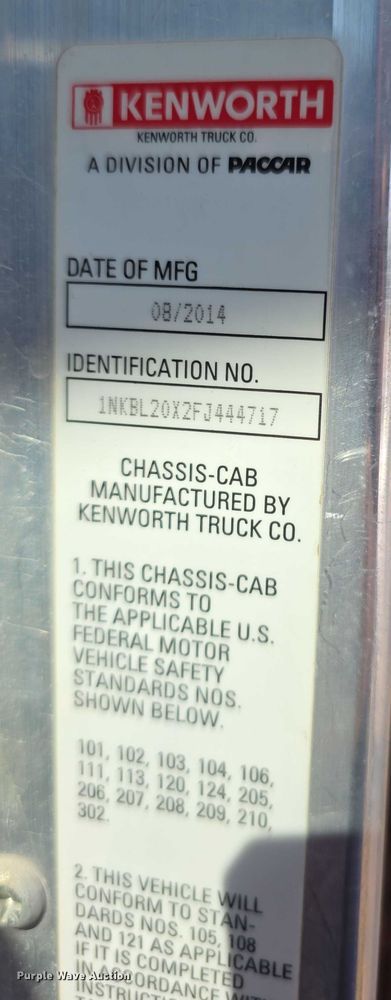 image for item FI0566 2015 Kenworth  T470 dump truck