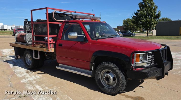 image for item FI0585 1991 Chevrolet Cheyenne 3500 brush fire truck