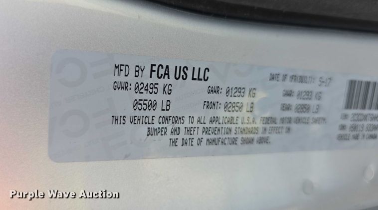 image for item FI0588 2017 Dodge  Charger Police 